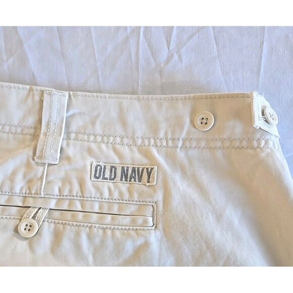 Old Navy Cargo Pants Mens Khaki White Utility Style Reissue Collection 58x30 4XL - Picture 8 of 9